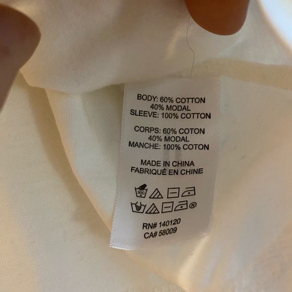 Stella & Dot white ruffle sleeve xxl - Picture 3 of 3